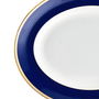 Wedgwood Bandeja Oval Hibiscus Blue 35 cm
